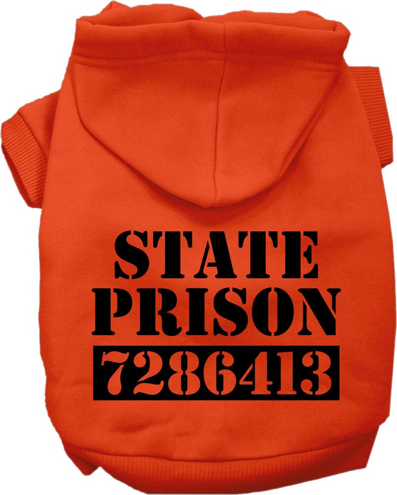 Inmate Costume Pet Hoodie