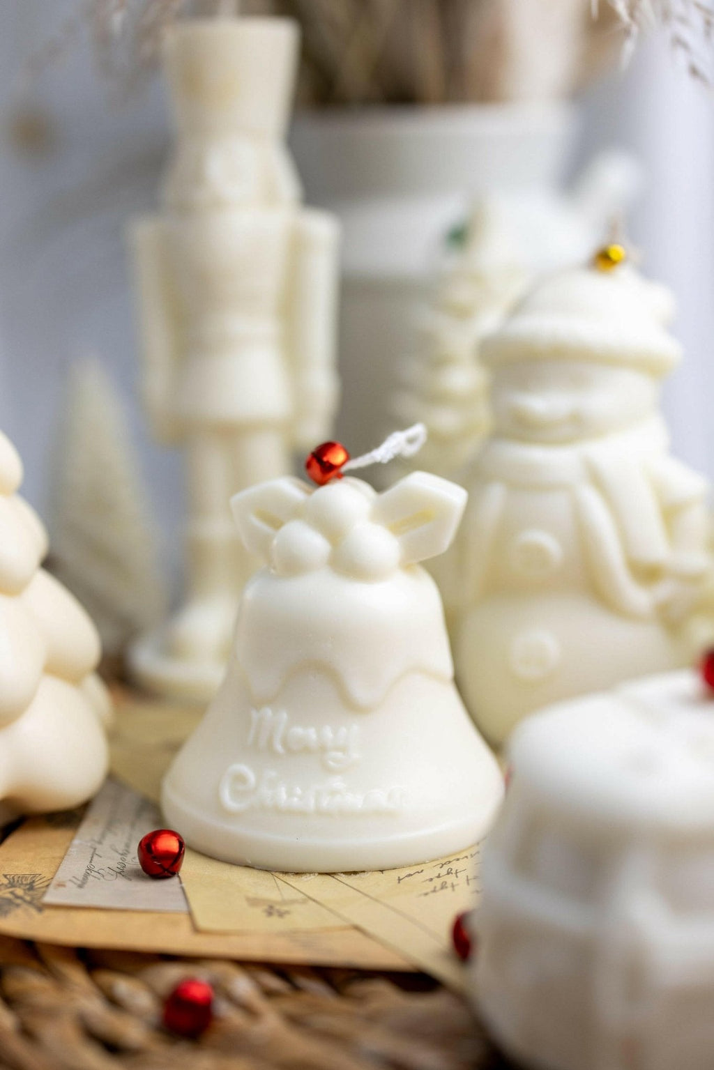Hand-Poured Christmas Bell Soy Candle