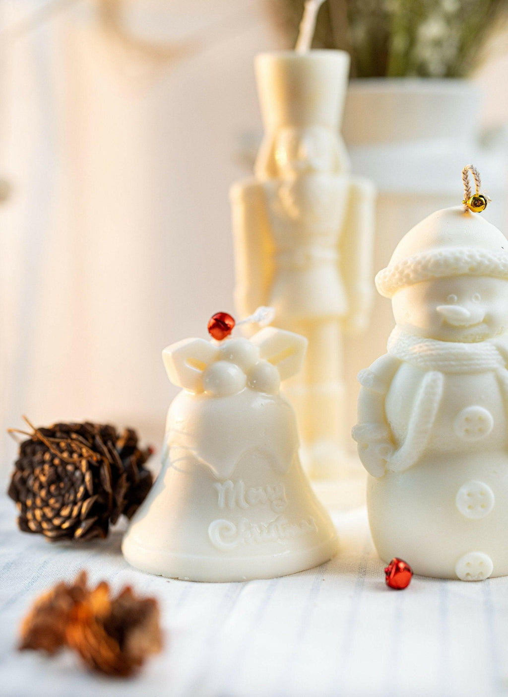 Hand-Poured Christmas Bell Soy Candle