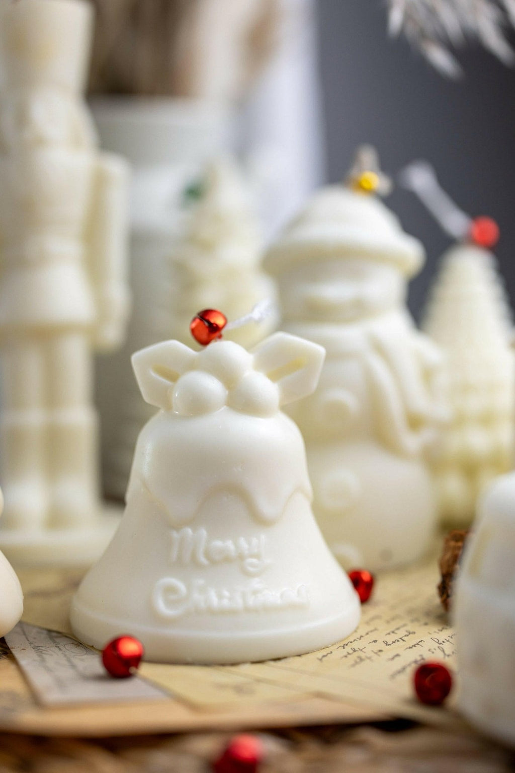 Hand-Poured Christmas Bell Soy Candle