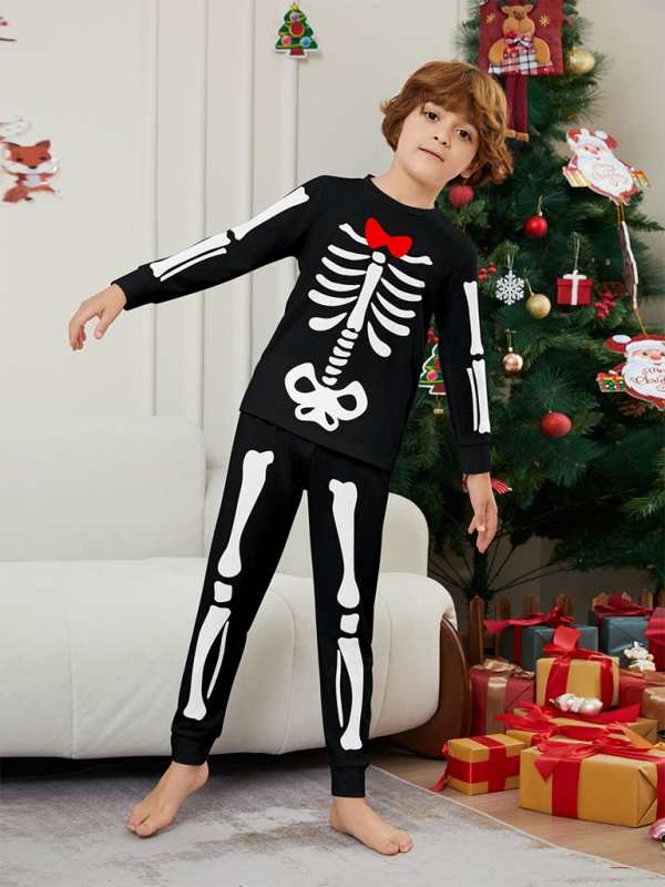 Family Skeleton Halloween Pajama Set