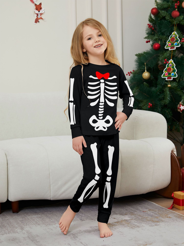 Family Skeleton Halloween Pajama Set