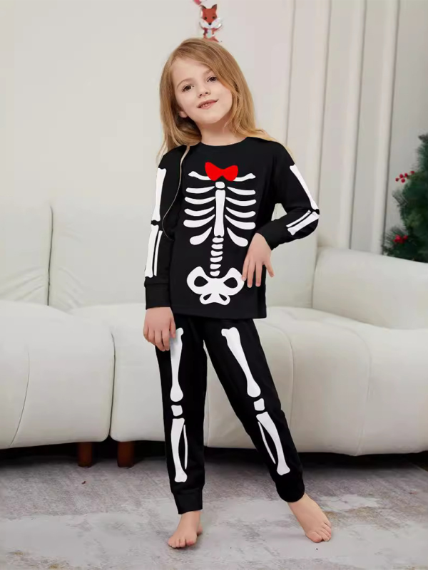 Family Skeleton Halloween Pajama Set