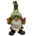 Harvest Gnome with Apple & Corn