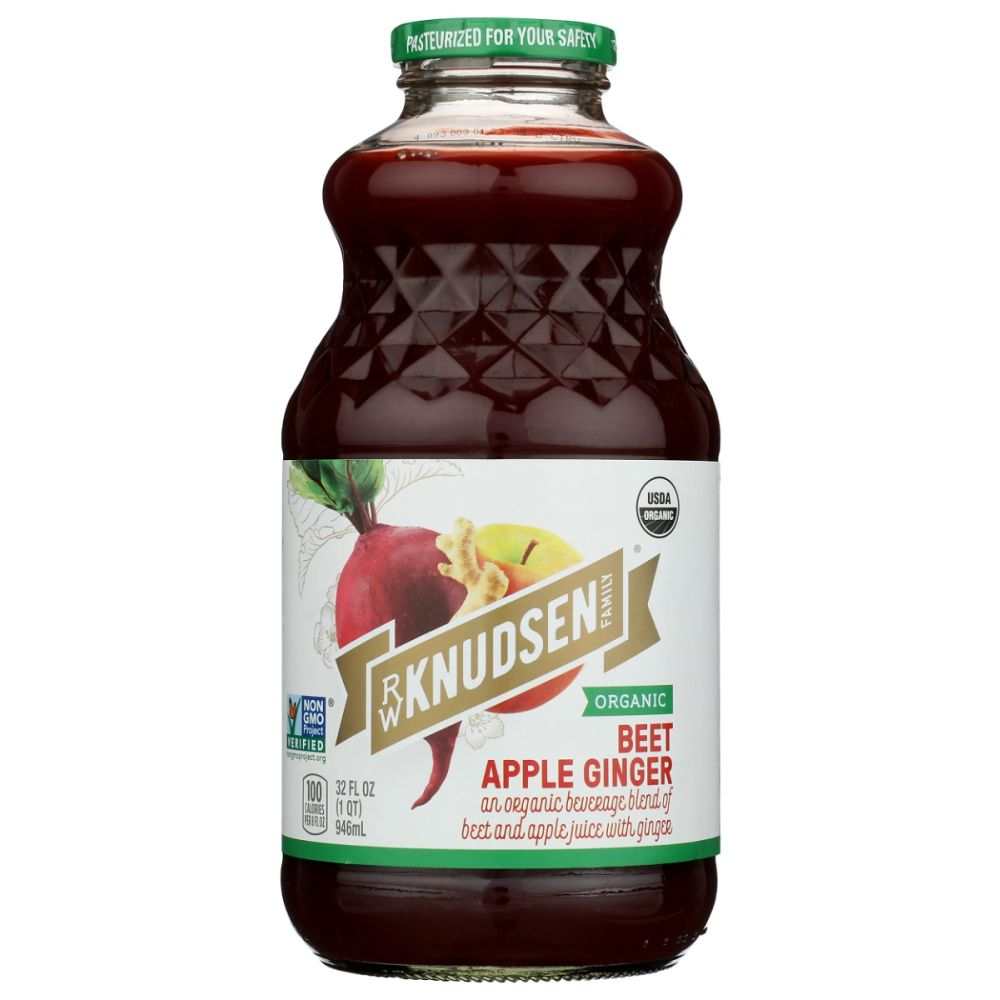 KNUDSEN: Organic Beet Apple Ginger Juice Beverage, 32 fo