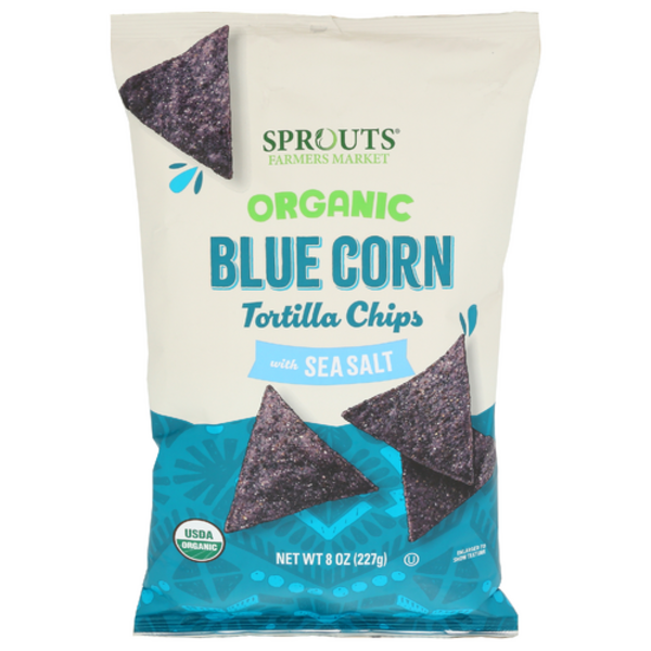 Sprouts Organic Sea Salt Blue Corn Tortilla Chips