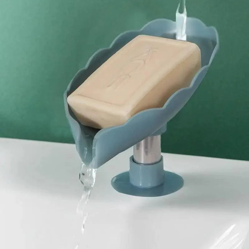 Leaf Shape Soap Box Drain Soap