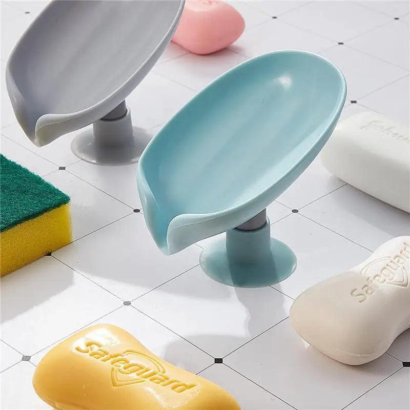 Leaf Shape Soap Box Drain Soap