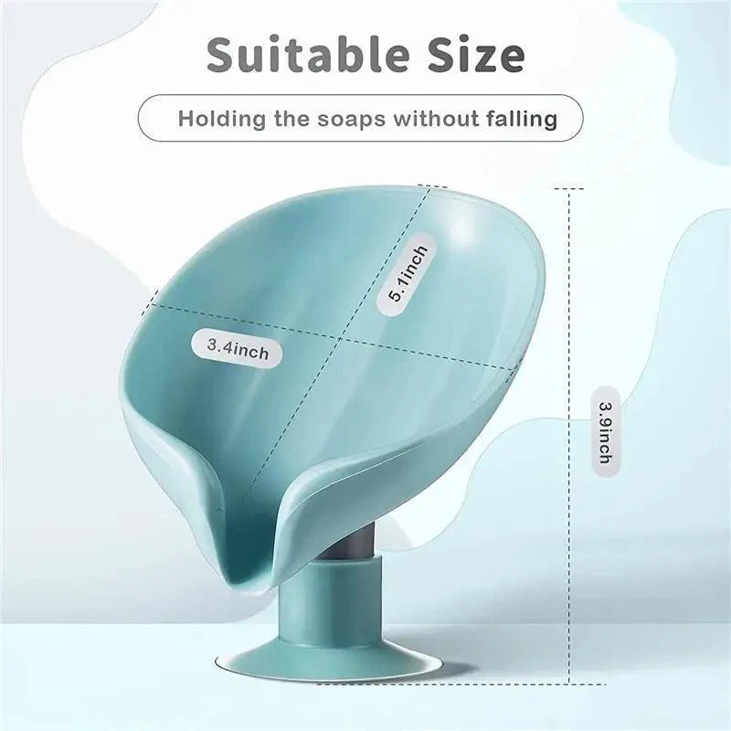 Leaf Shape Soap Box Drain Soap