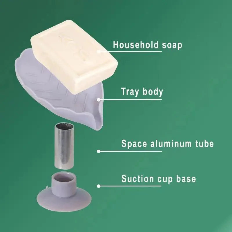 Leaf Shape Soap Box Drain Soap