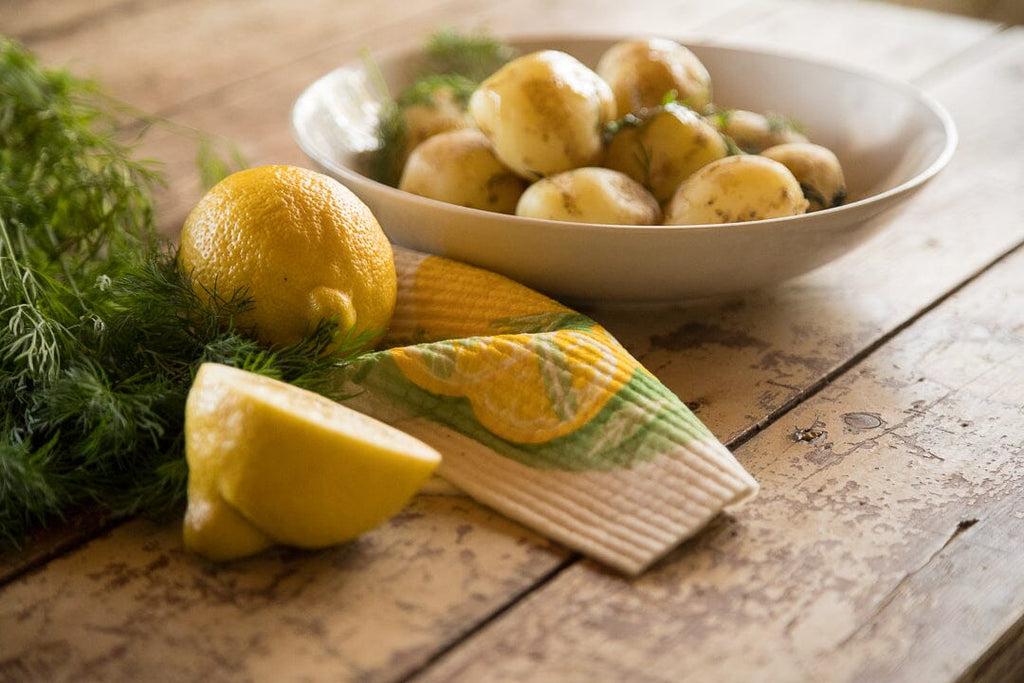 Lemons & Sage Swedish Dishcloth Sweetgum Home