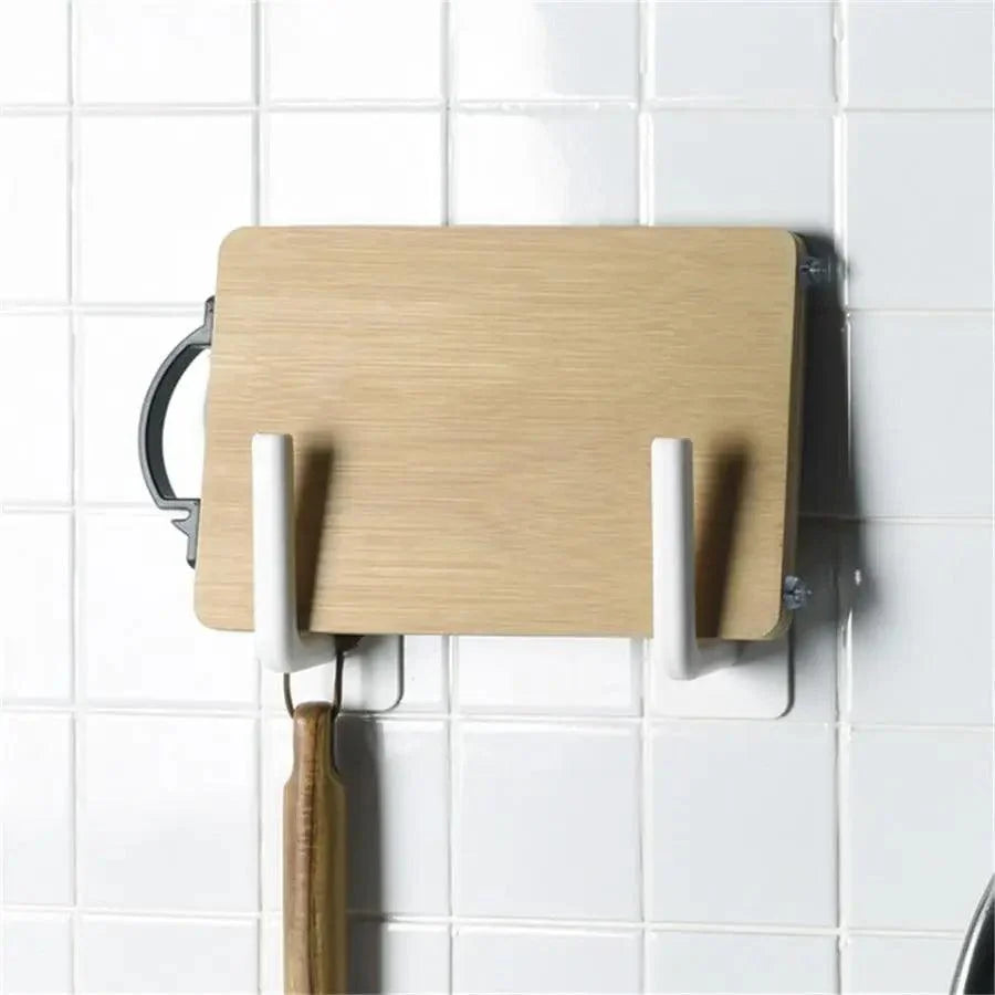 New Vigorous 1Pc Kitchen Self-adhesive Accessories Under Cabinet Paper Roll Rack Towel Holder Tissue Hanger Storage Rack for Bathroom Toilet