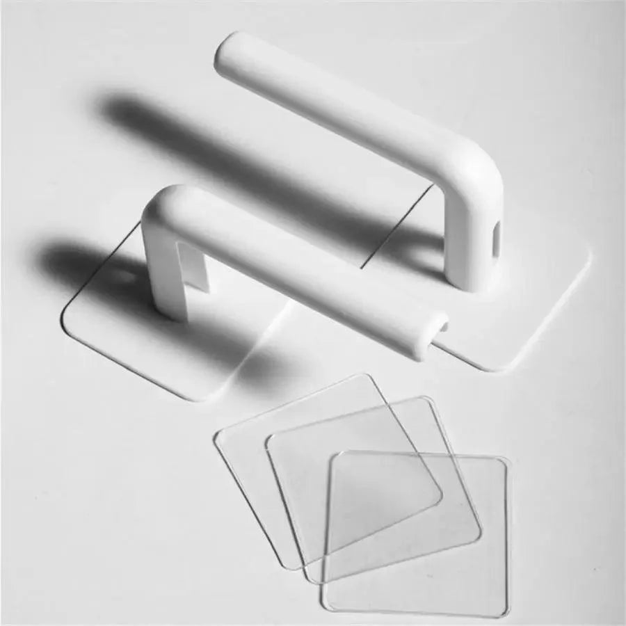 New Vigorous 1Pc Kitchen Self-adhesive Accessories Under Cabinet Paper Roll Rack Towel Holder Tissue Hanger Storage Rack for Bathroom Toilet