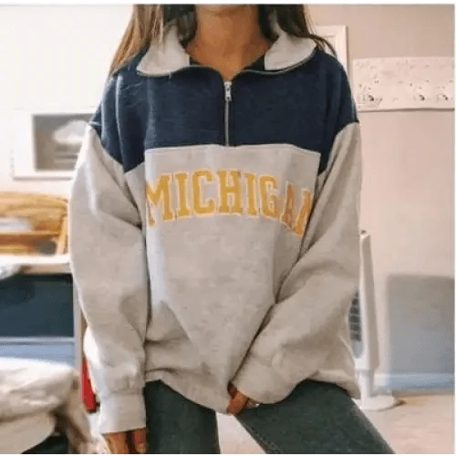 Vintage Fleece Streetwear Sweatshirt