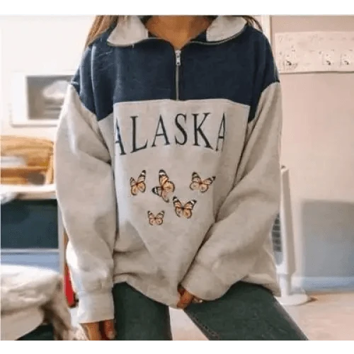 Vintage Fleece Streetwear Sweatshirt