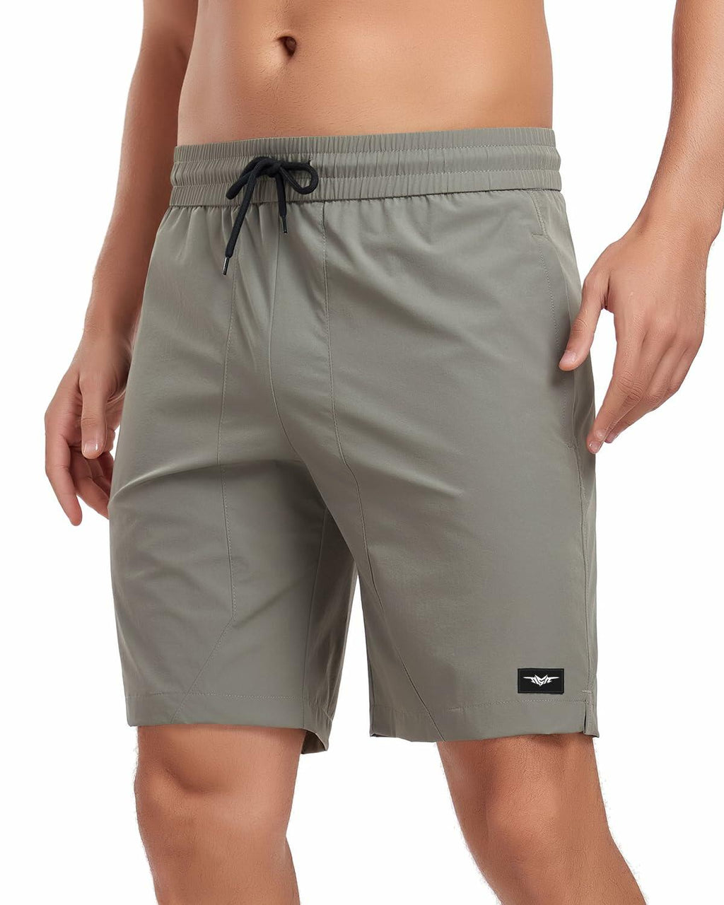 Seaskin Mens Quick Dry Swim Trunks Board Shorts Gray Size XS