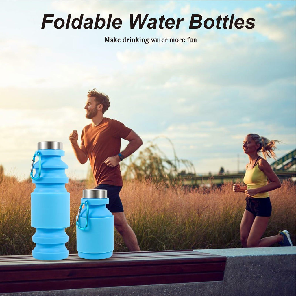 Mitour Collapsible Silicone Water Bottle Cup 650ml
