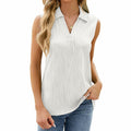 Sleeveless Tank Tops Women V Neck