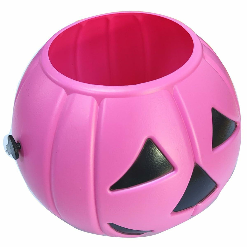 Pink Pumpkin Candy Bucket, 7 in