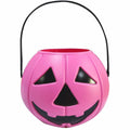 Pink Pumpkin Candy Bucket, 7 in