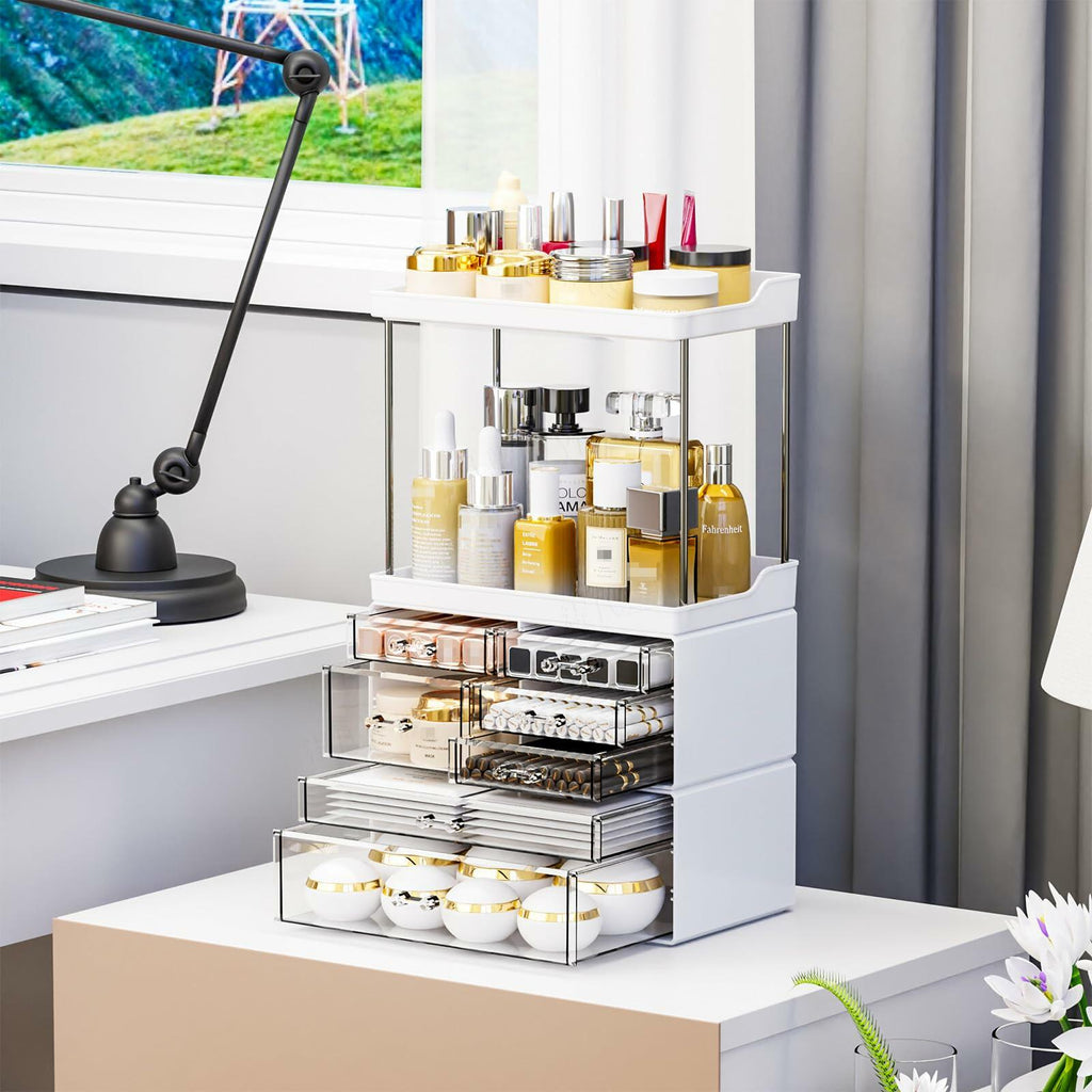 Yieach Acrylic Makeup Organizer Large Skincare