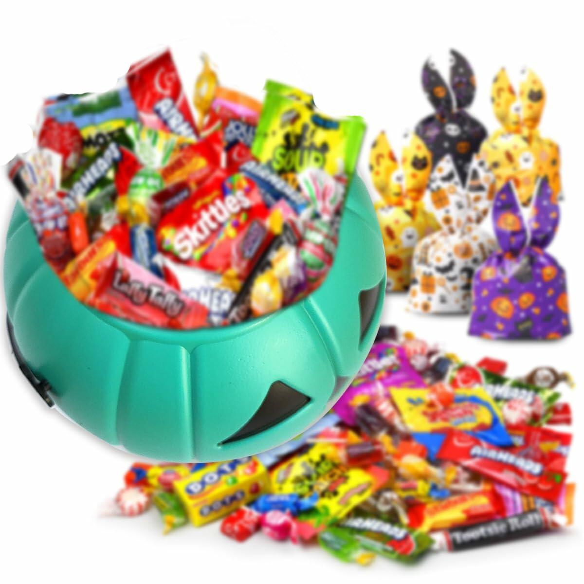 Teal Pumpkin Candy Bucket, 7 in