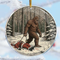 ROCI Bigfoot Killed Santa Christmas Ornament