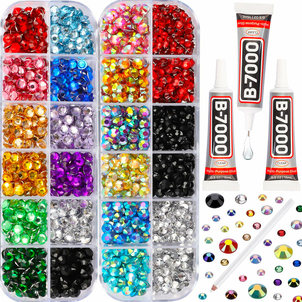 Red Resin Flatback Rhinestones – 11,000-Piece Craft Kit