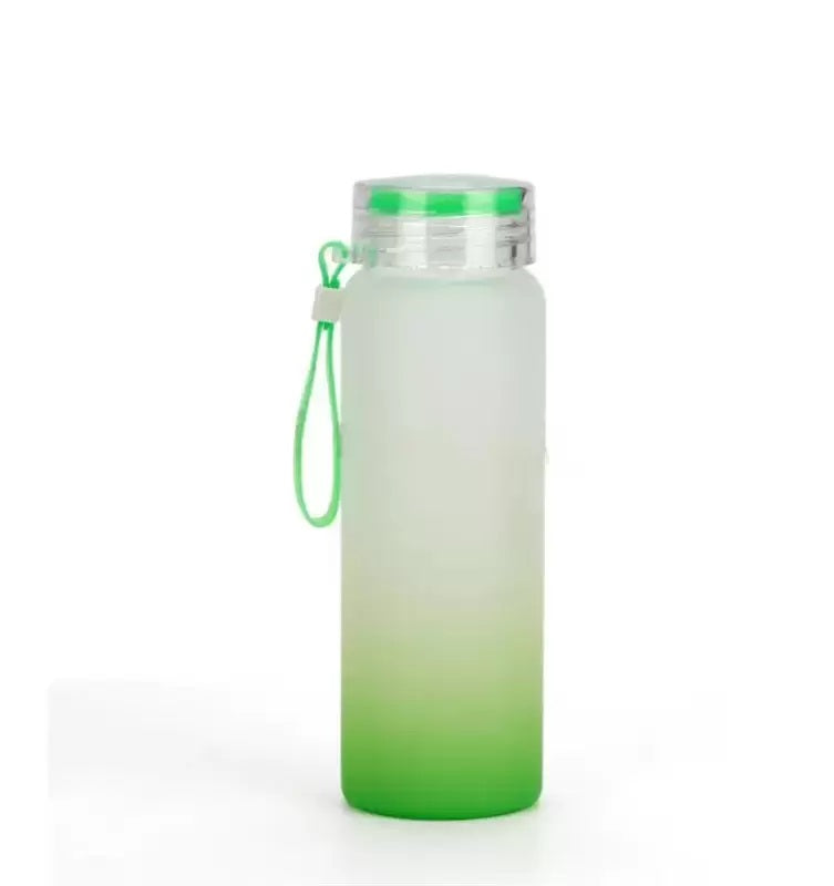 17oz Sublimation blank frosted glass Ombre