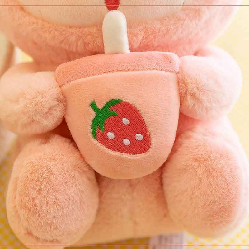 Pig Boba Plush Toy Cute Bubble