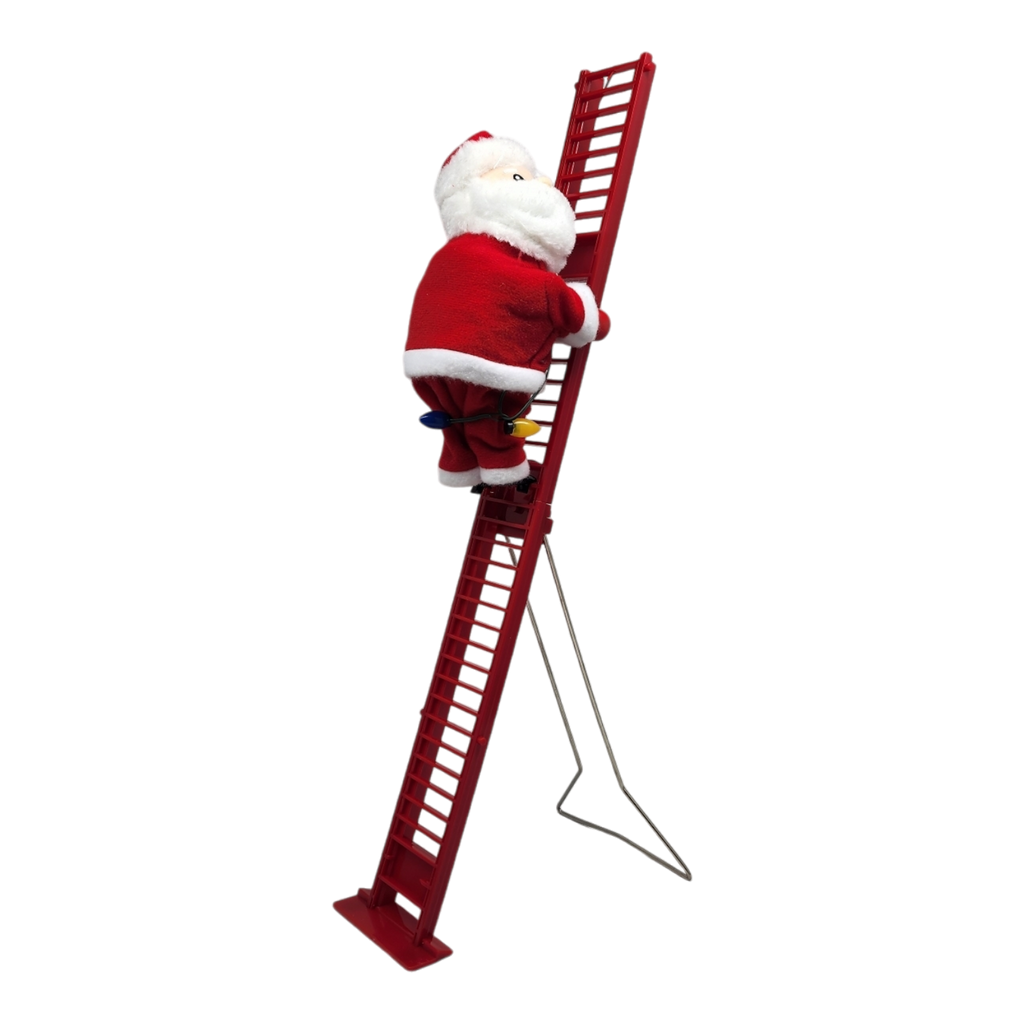 Tabletop Climber - Santa with Single Ladder
