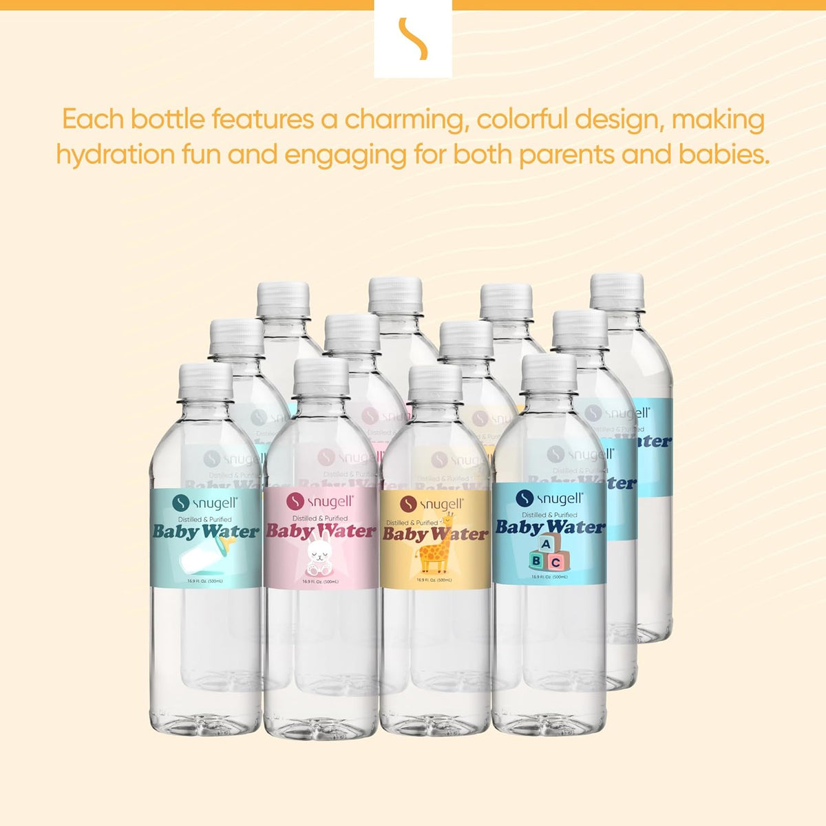 Baby Distilled Water - Water 16.9oz (12 pack)