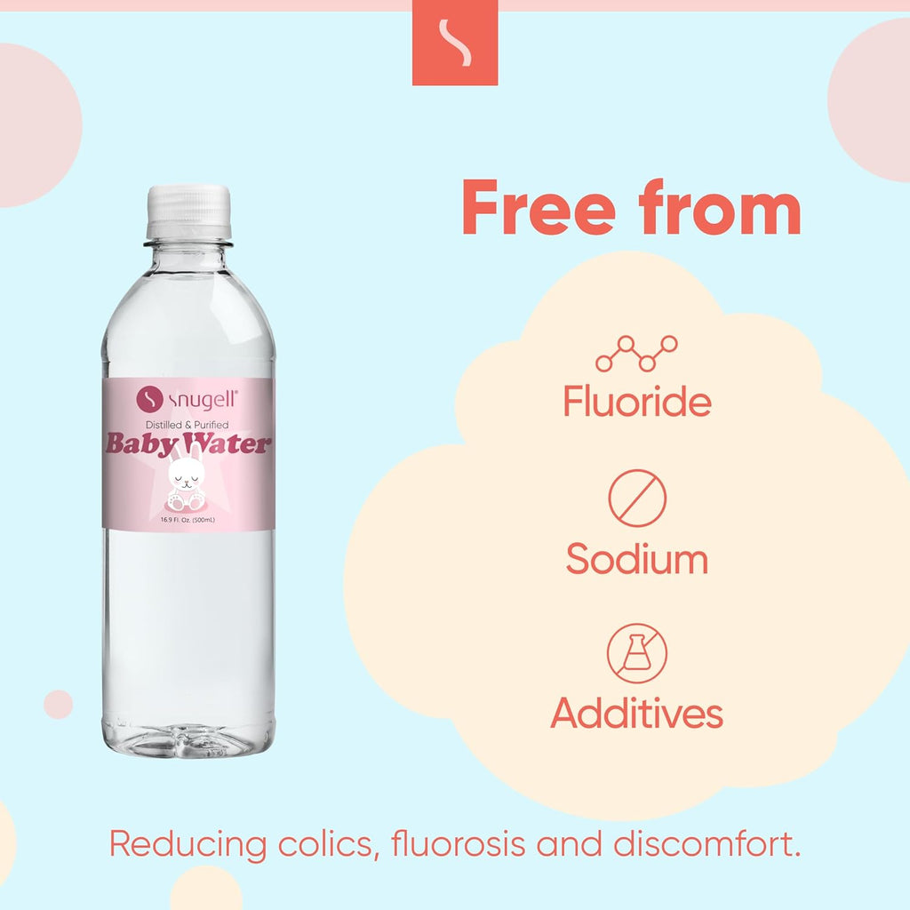 Baby Distilled Water - Water 16.9oz (12 pack)