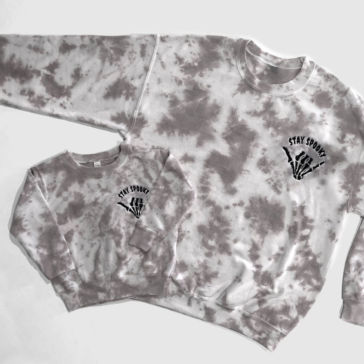 Stay Spooky Tie-Dye Family Halloween Outfits
