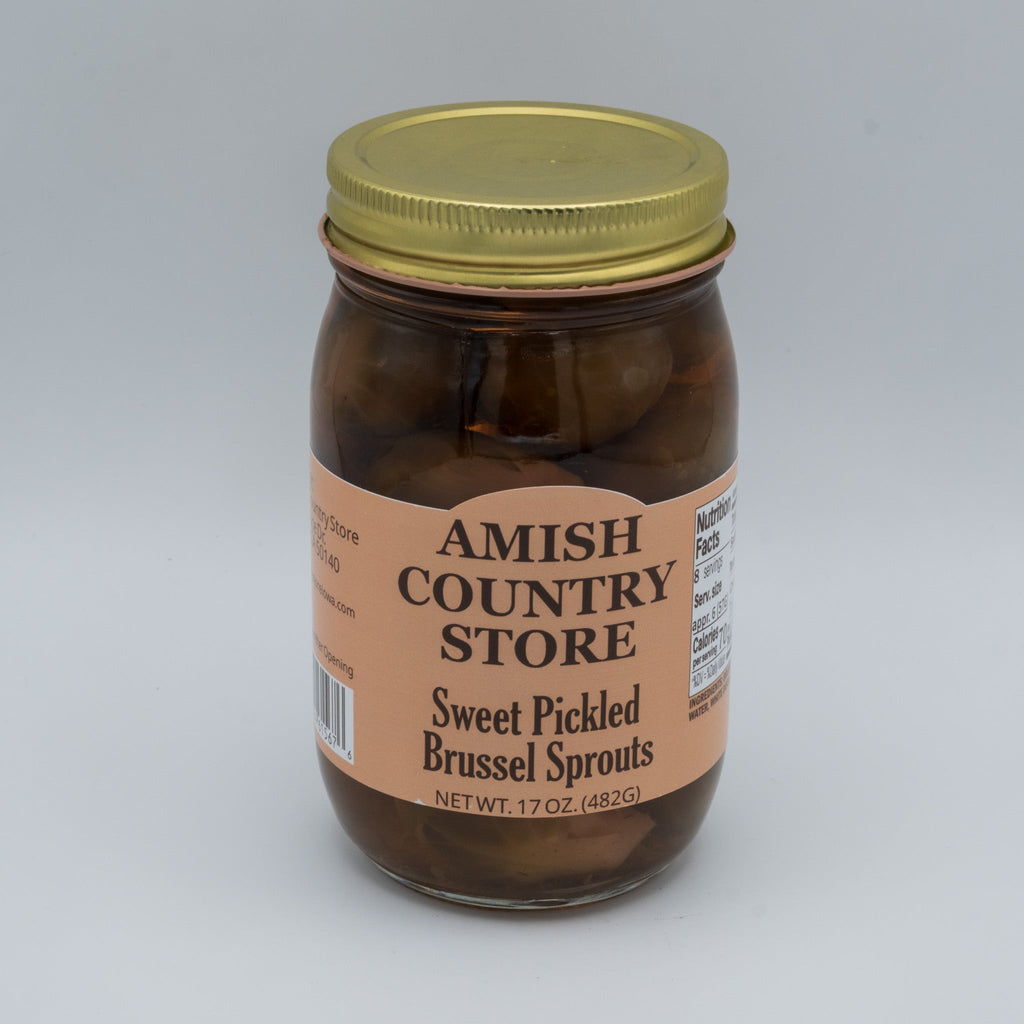 Sweet Pickled Brussels Sprouts 17 oz