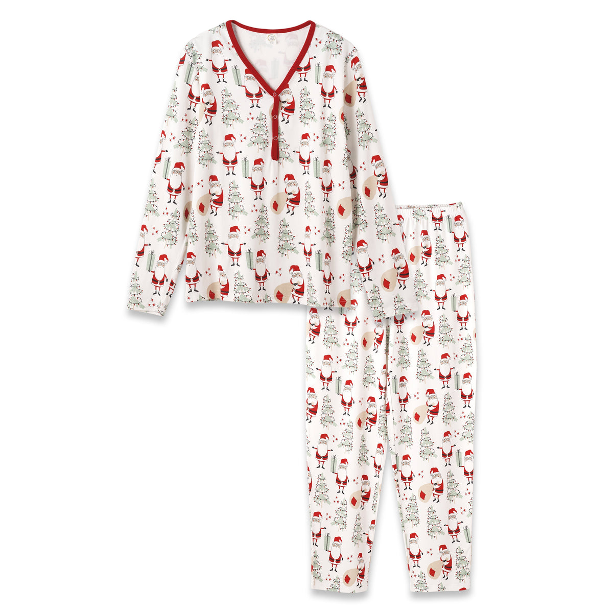 Women's Santa Bamboo Pajama Set