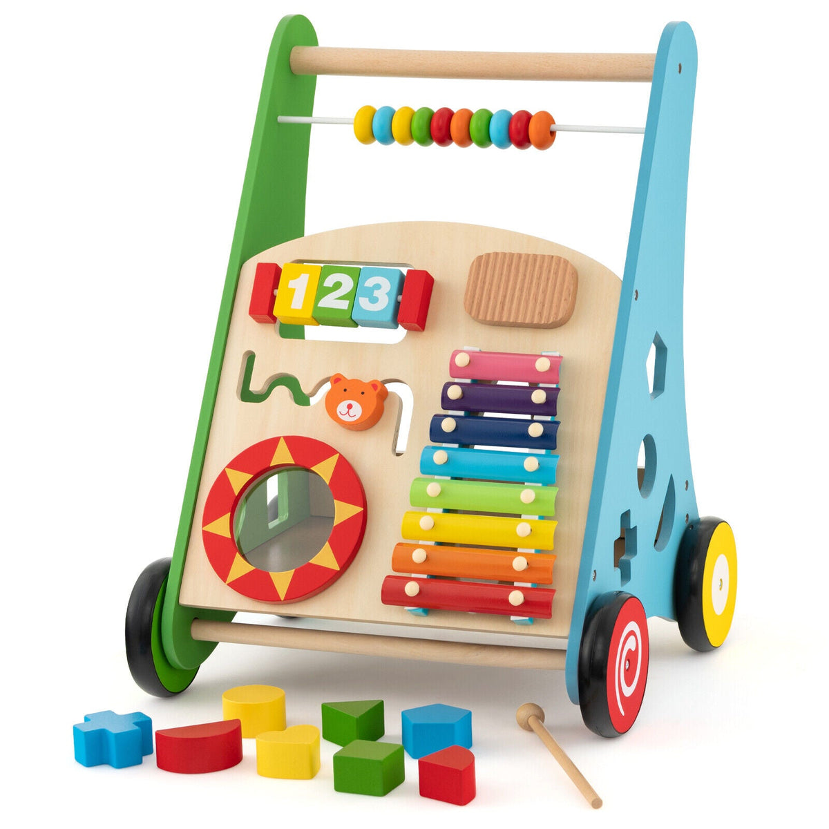 Toddler Push Walker Activity Center Toy