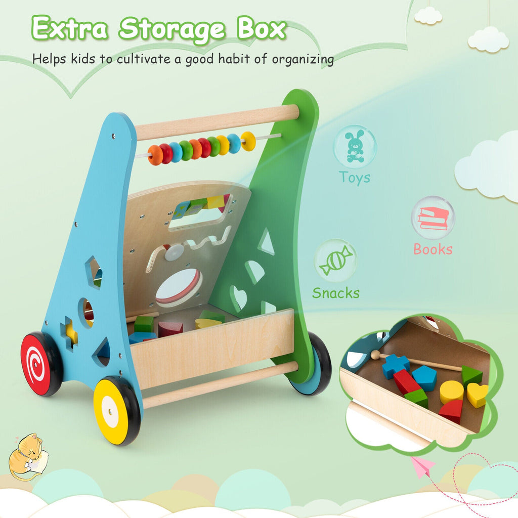 Toddler Push Walker Activity Center Toy