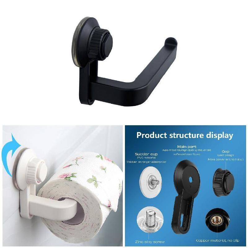 Toilet Paper Holder Super Storage Suction