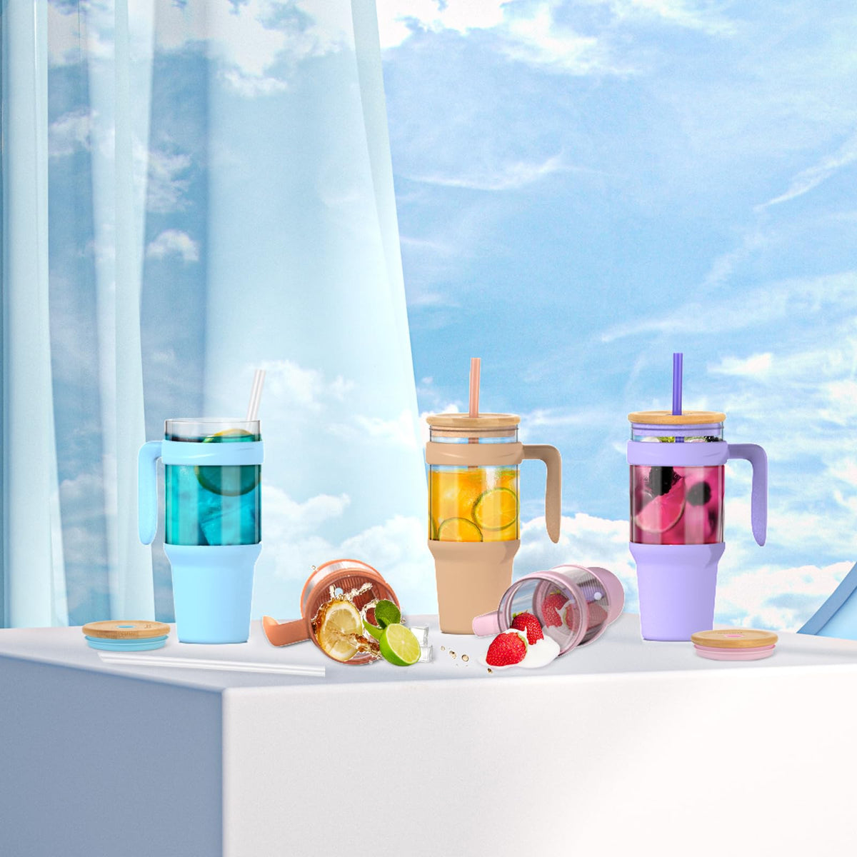 Tronco 40 oz Glass Tumbler with