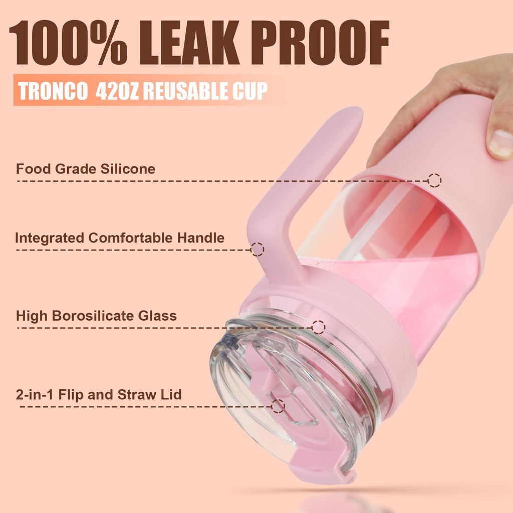 Tronco 40 oz Glass Tumbler with