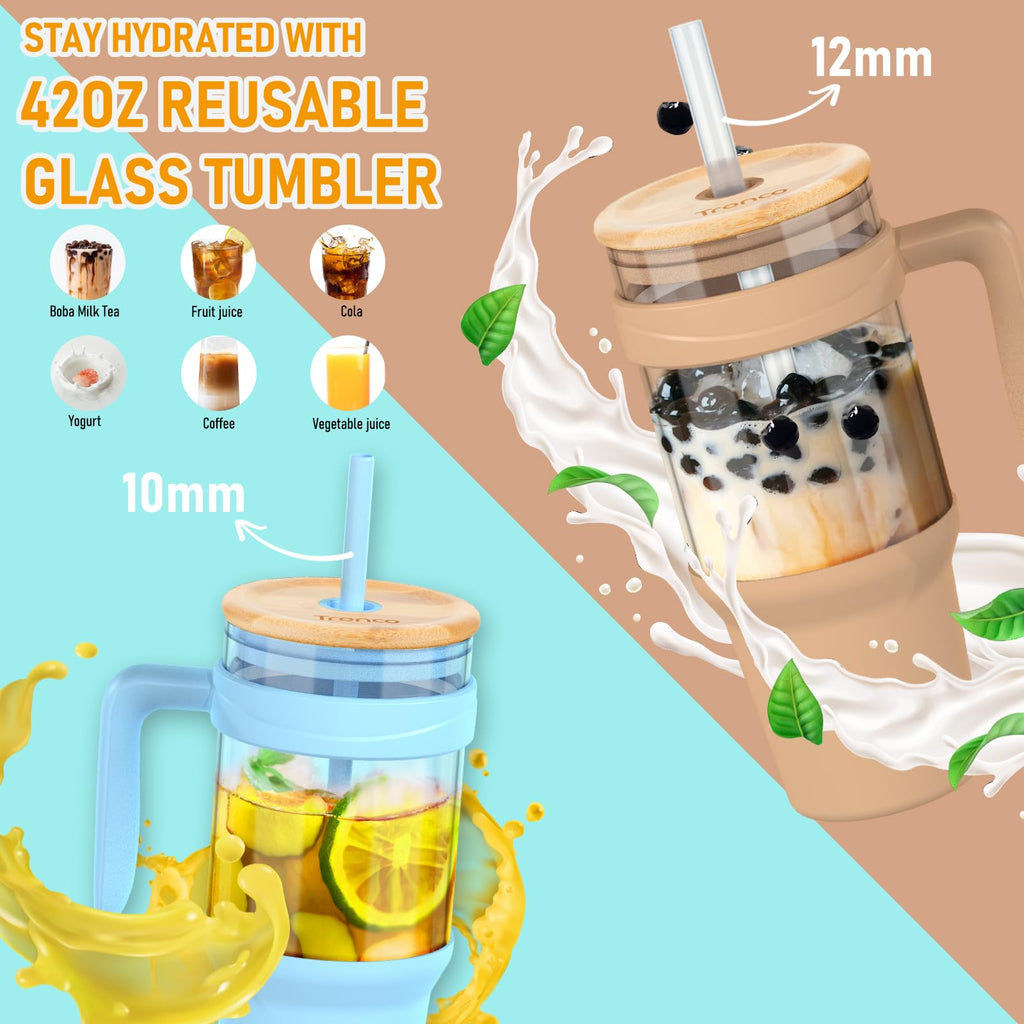 Tronco 40 oz Glass Tumbler with