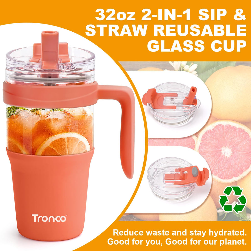 Tronco 40 oz Glass Tumbler with