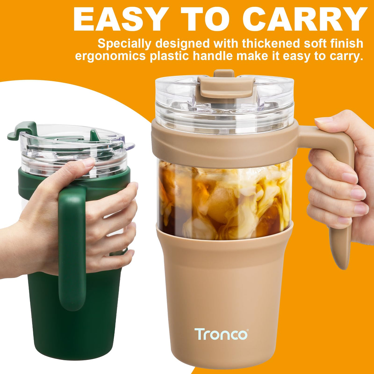 Tronco 40 oz Glass Tumbler with
