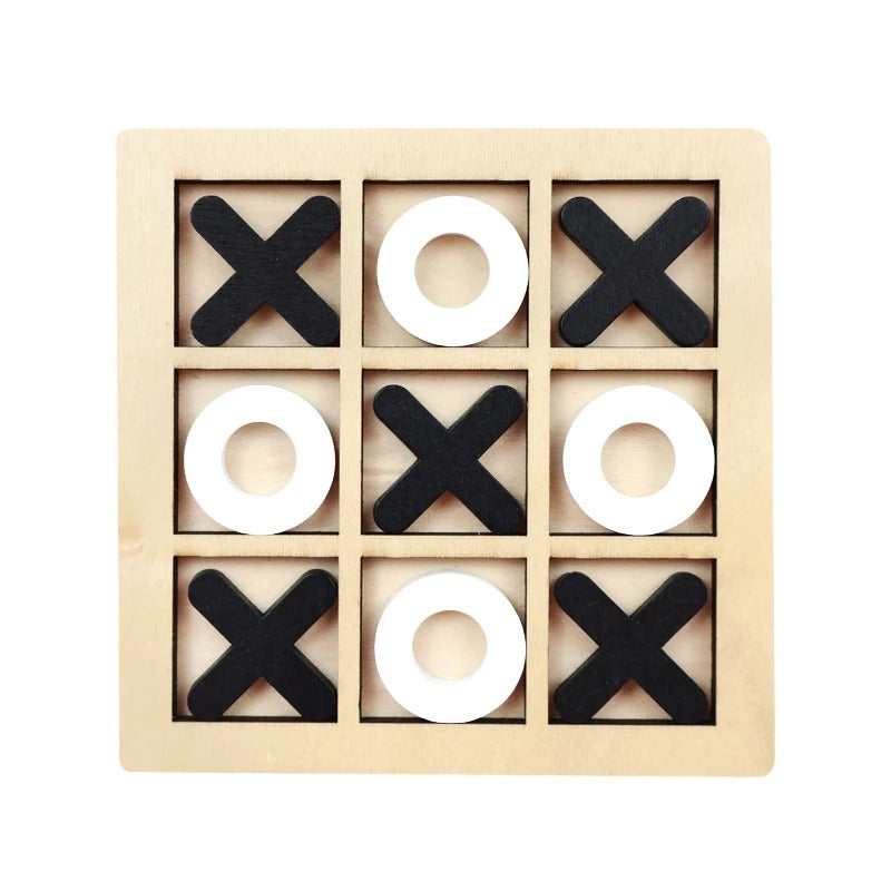 Montessori Wooden Mini Chess Puzzle Game