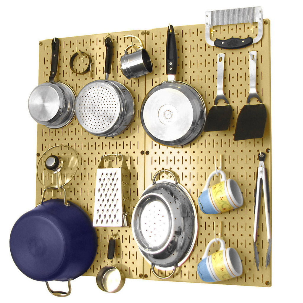 Kitchen Pegboard Organizer Kit Pots &